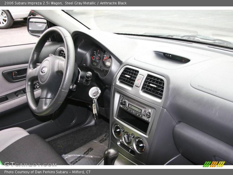 Steel Gray Metallic / Anthracite Black 2006 Subaru Impreza 2.5i Wagon