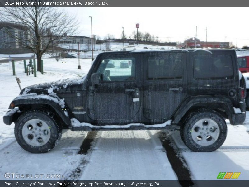 Black / Black 2014 Jeep Wrangler Unlimited Sahara 4x4