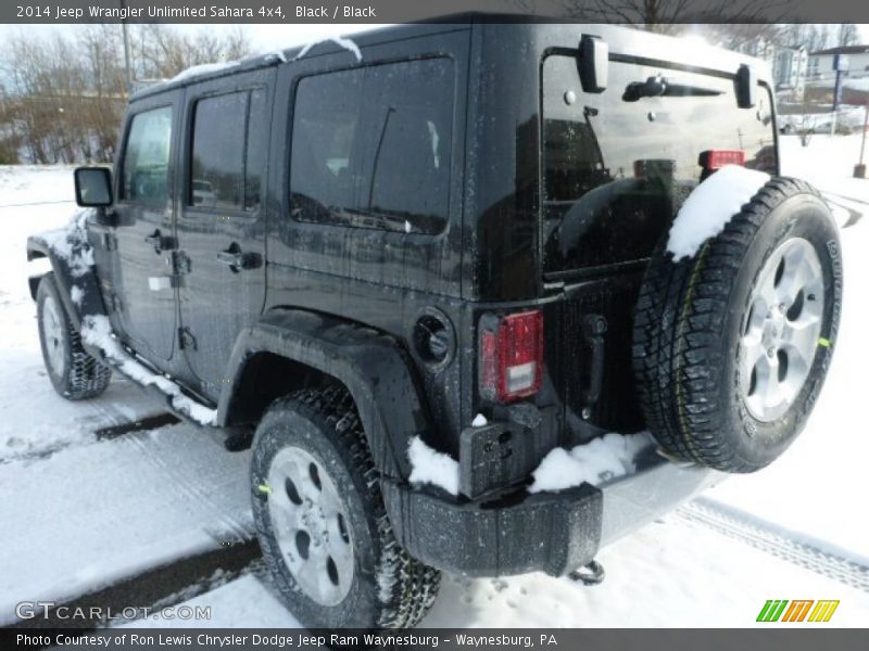 Black / Black 2014 Jeep Wrangler Unlimited Sahara 4x4