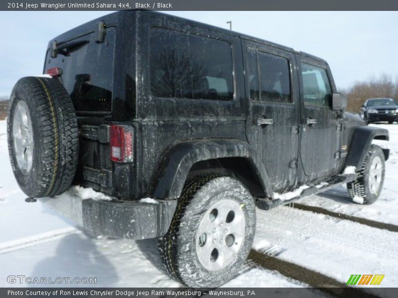 Black / Black 2014 Jeep Wrangler Unlimited Sahara 4x4