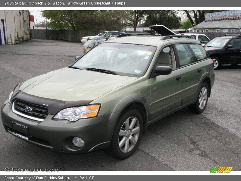 Willow Green Opalescent / Taupe 2006 Subaru Outback 2.5i Wagon