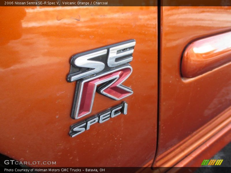 Volcanic Orange / Charcoal 2006 Nissan Sentra SE-R Spec V