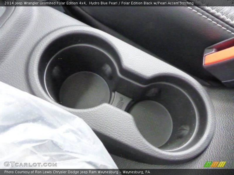 Hydro Blue Pearl / Polar Edition Black w/Pearl Accent Stitching 2014 Jeep Wrangler Unlimited Polar Edition 4x4