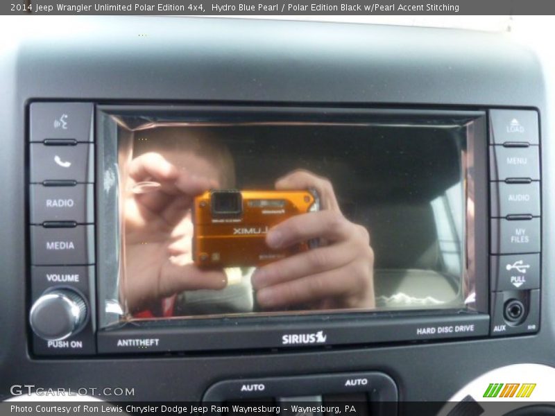 Hydro Blue Pearl / Polar Edition Black w/Pearl Accent Stitching 2014 Jeep Wrangler Unlimited Polar Edition 4x4