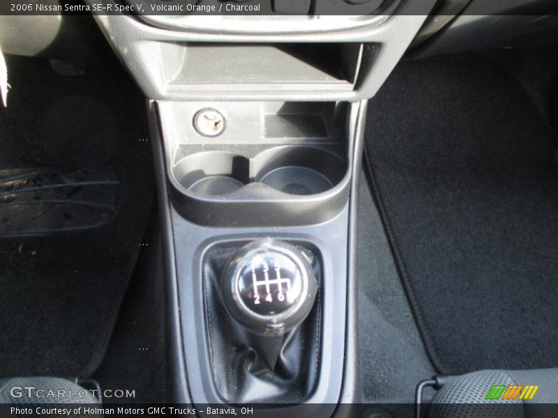 Volcanic Orange / Charcoal 2006 Nissan Sentra SE-R Spec V