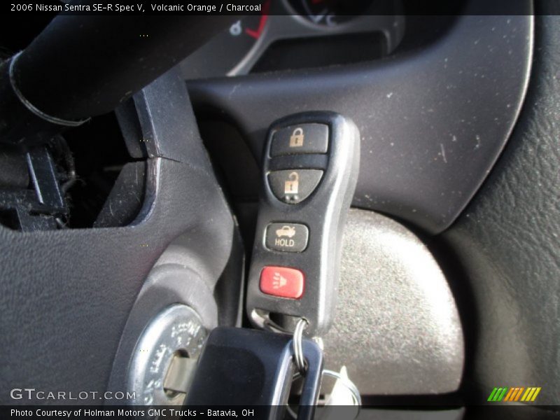 Volcanic Orange / Charcoal 2006 Nissan Sentra SE-R Spec V