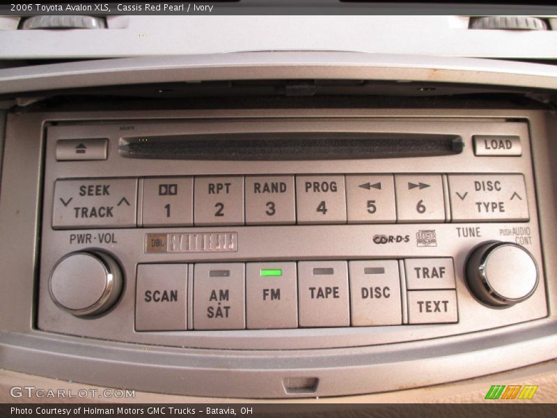 Audio System of 2006 Avalon XLS