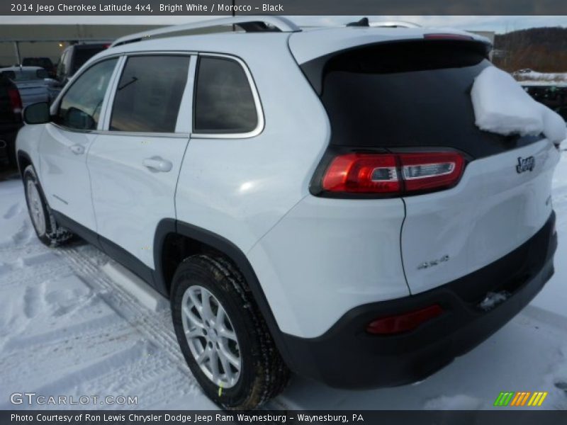 Bright White / Morocco - Black 2014 Jeep Cherokee Latitude 4x4