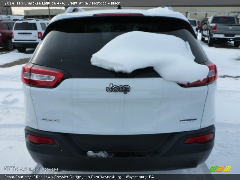 Bright White / Morocco - Black 2014 Jeep Cherokee Latitude 4x4