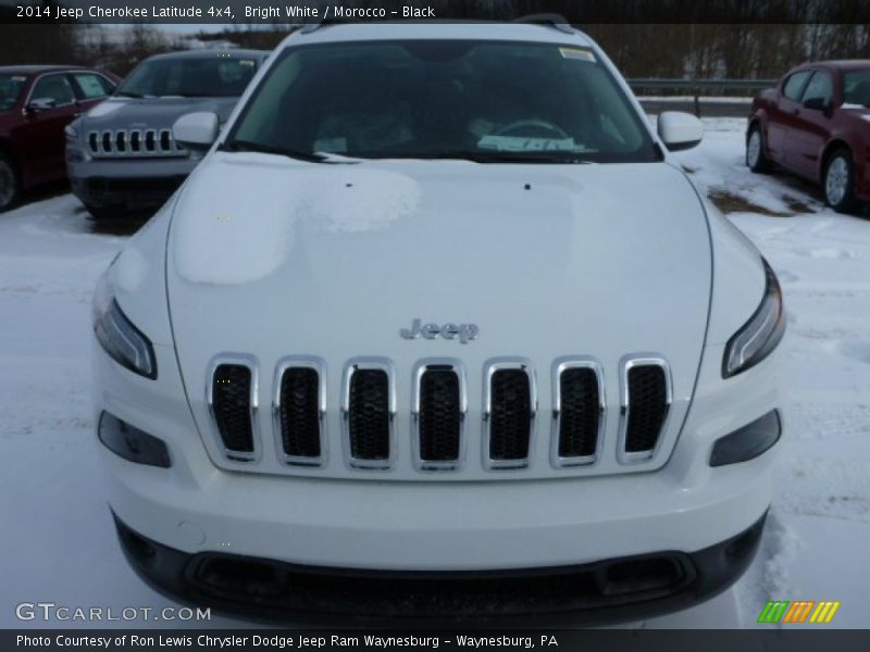 Bright White / Morocco - Black 2014 Jeep Cherokee Latitude 4x4