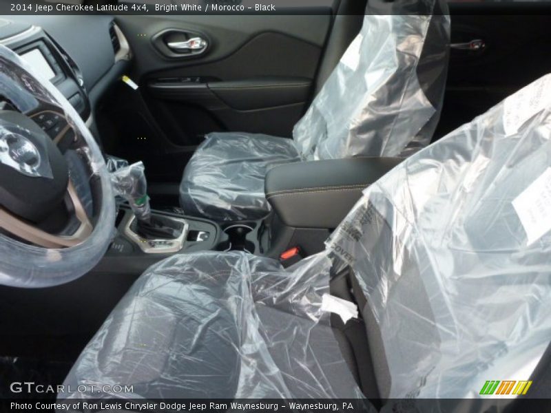 Bright White / Morocco - Black 2014 Jeep Cherokee Latitude 4x4
