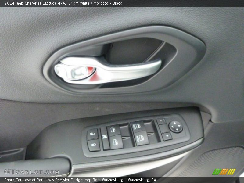 Bright White / Morocco - Black 2014 Jeep Cherokee Latitude 4x4