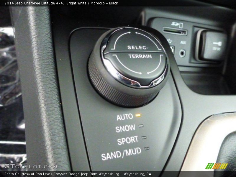 Bright White / Morocco - Black 2014 Jeep Cherokee Latitude 4x4