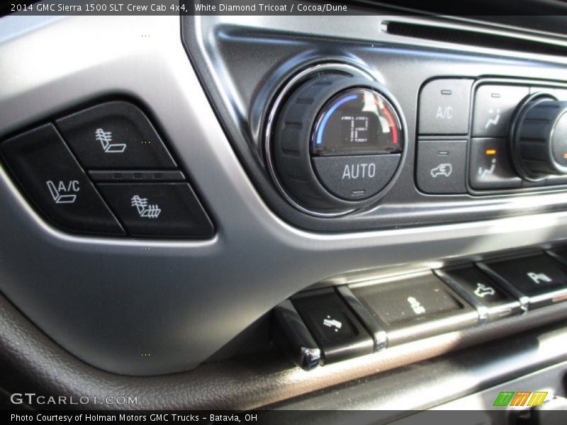 White Diamond Tricoat / Cocoa/Dune 2014 GMC Sierra 1500 SLT Crew Cab 4x4