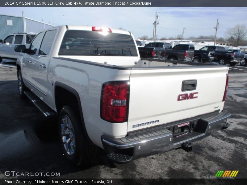 White Diamond Tricoat / Cocoa/Dune 2014 GMC Sierra 1500 SLT Crew Cab 4x4
