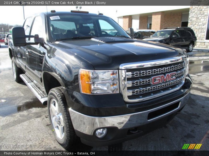 Onyx Black / Ebony 2014 GMC Sierra 2500HD SLT Crew Cab 4x4