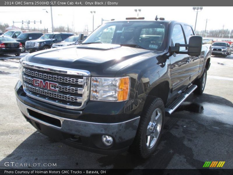 Onyx Black / Ebony 2014 GMC Sierra 2500HD SLT Crew Cab 4x4