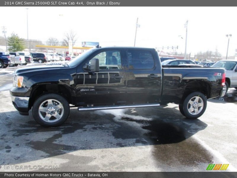 Onyx Black / Ebony 2014 GMC Sierra 2500HD SLT Crew Cab 4x4