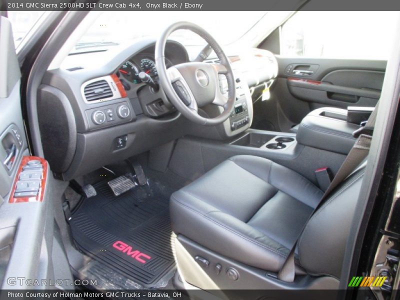 Onyx Black / Ebony 2014 GMC Sierra 2500HD SLT Crew Cab 4x4