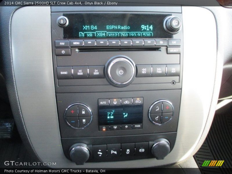 Onyx Black / Ebony 2014 GMC Sierra 2500HD SLT Crew Cab 4x4