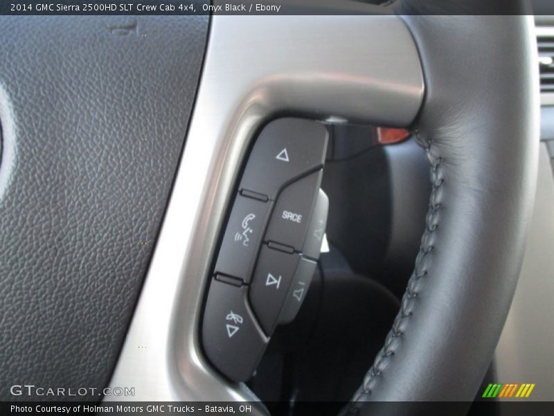 Onyx Black / Ebony 2014 GMC Sierra 2500HD SLT Crew Cab 4x4