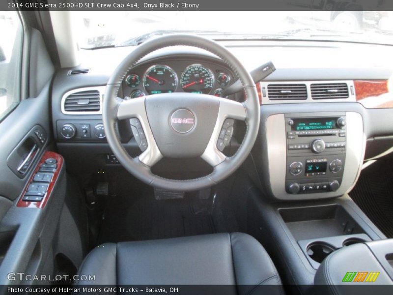 Onyx Black / Ebony 2014 GMC Sierra 2500HD SLT Crew Cab 4x4