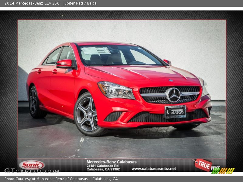 Jupiter Red / Beige 2014 Mercedes-Benz CLA 250