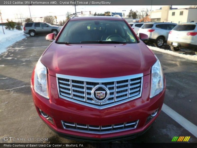 Crystal Red Tintcoat / Ebony/Ebony 2013 Cadillac SRX Performance AWD