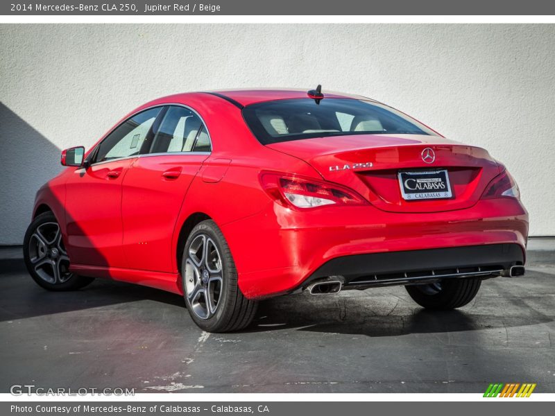 Jupiter Red / Beige 2014 Mercedes-Benz CLA 250