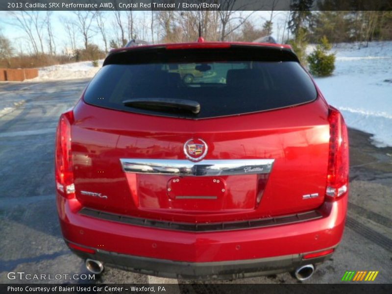 Crystal Red Tintcoat / Ebony/Ebony 2013 Cadillac SRX Performance AWD