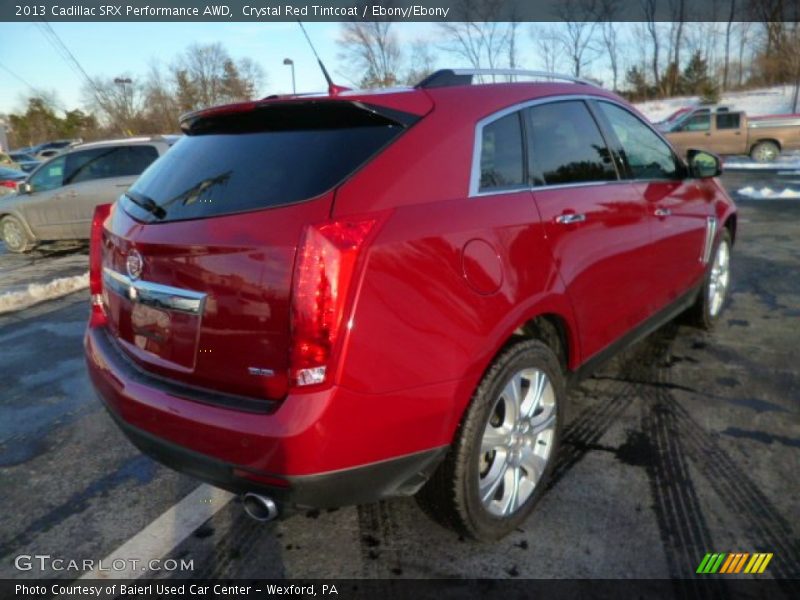 Crystal Red Tintcoat / Ebony/Ebony 2013 Cadillac SRX Performance AWD