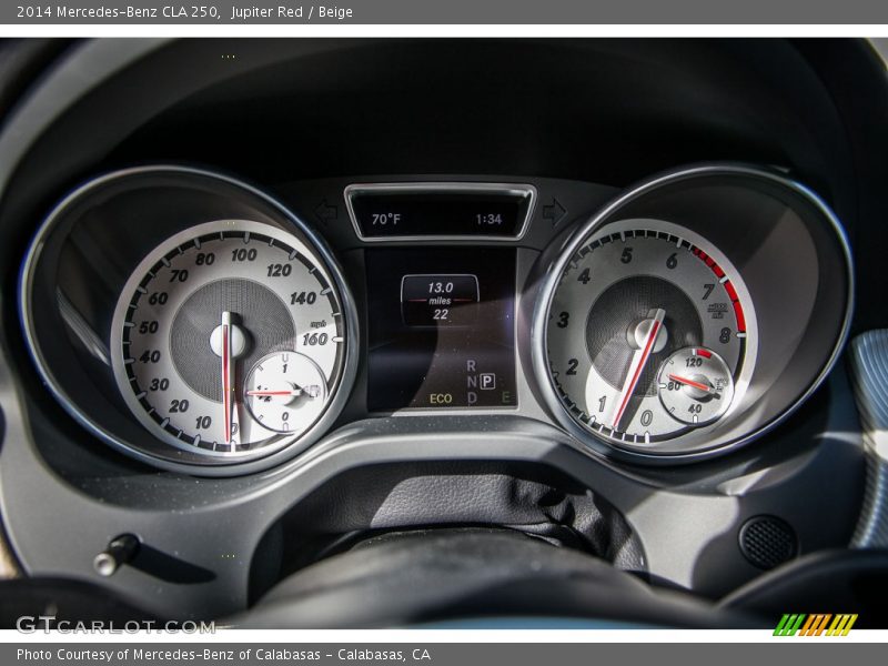 Jupiter Red / Beige 2014 Mercedes-Benz CLA 250