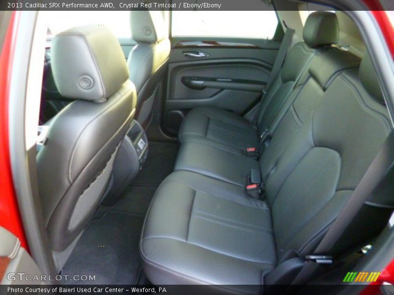 Rear Seat of 2013 SRX Performance AWD