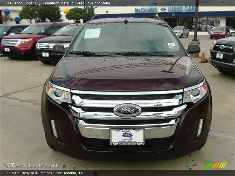 Cinnamon Metallic / Medium Light Stone 2012 Ford Edge SEL