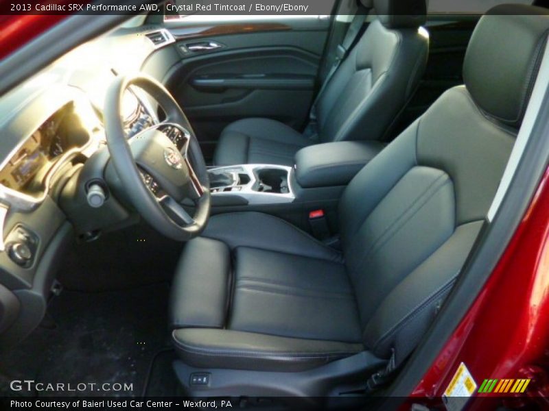Front Seat of 2013 SRX Performance AWD