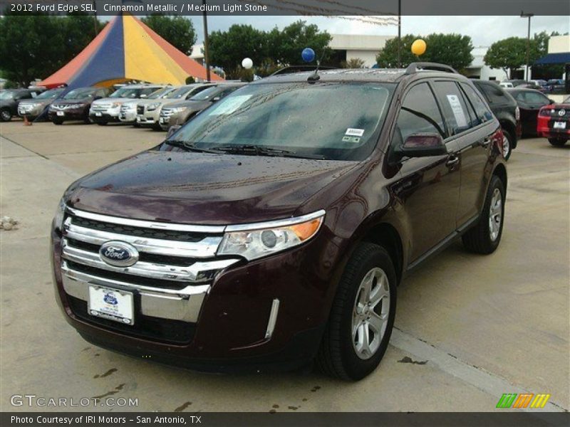 Cinnamon Metallic / Medium Light Stone 2012 Ford Edge SEL