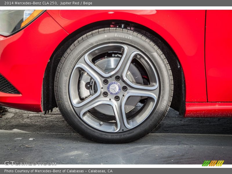 Jupiter Red / Beige 2014 Mercedes-Benz CLA 250