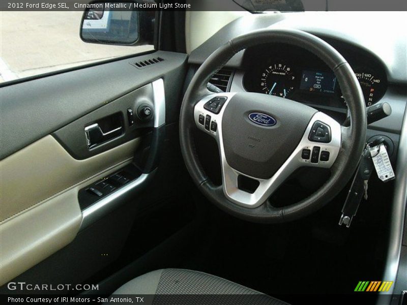 Cinnamon Metallic / Medium Light Stone 2012 Ford Edge SEL