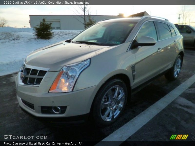 Gold Mist / Shale/Brownstone 2010 Cadillac SRX 4 V6 AWD