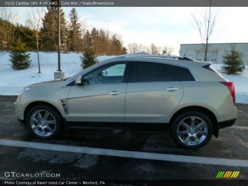 Gold Mist / Shale/Brownstone 2010 Cadillac SRX 4 V6 AWD