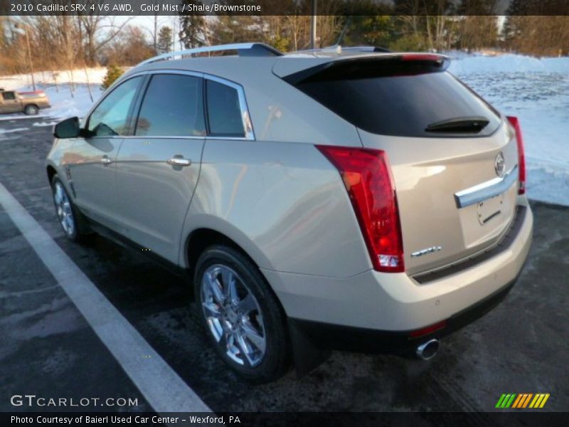 Gold Mist / Shale/Brownstone 2010 Cadillac SRX 4 V6 AWD