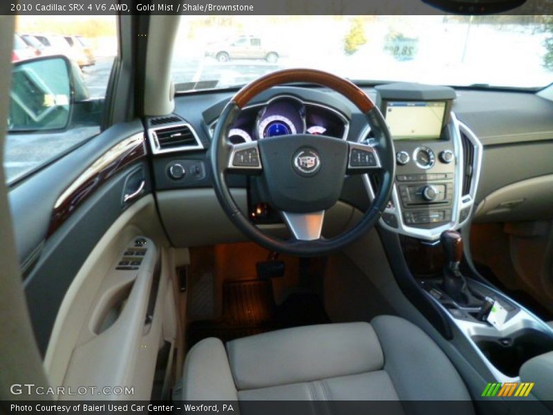 Gold Mist / Shale/Brownstone 2010 Cadillac SRX 4 V6 AWD