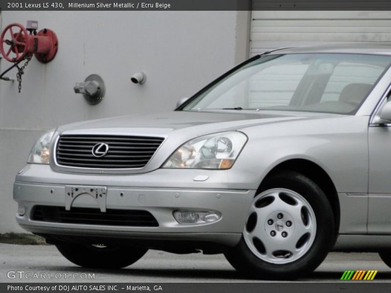 Millenium Silver Metallic / Ecru Beige 2001 Lexus LS 430