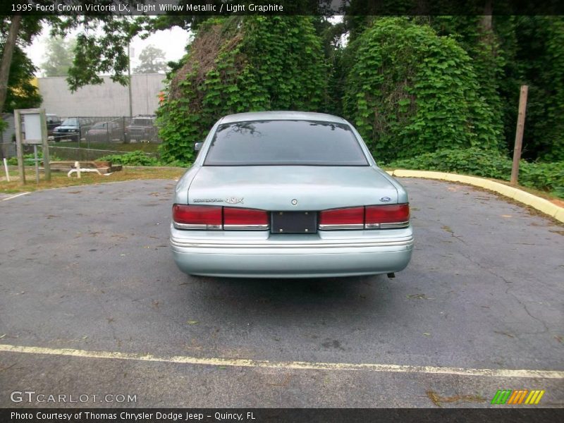 Light Willow Metallic / Light Graphite 1995 Ford Crown Victoria LX
