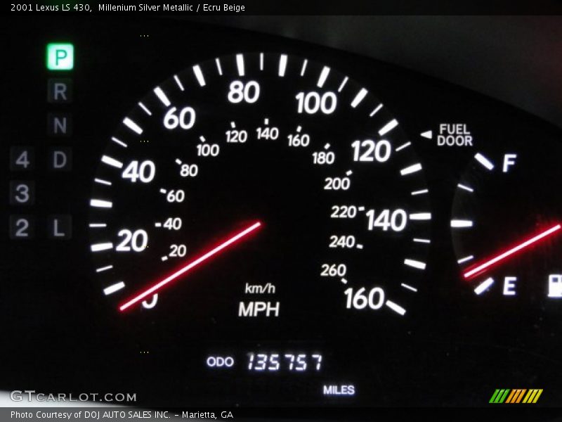 Millenium Silver Metallic / Ecru Beige 2001 Lexus LS 430