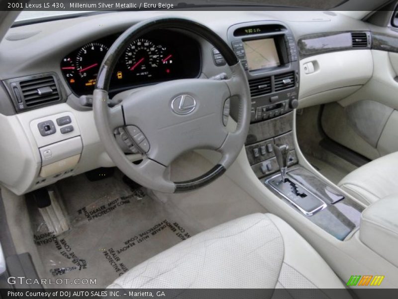 Millenium Silver Metallic / Ecru Beige 2001 Lexus LS 430