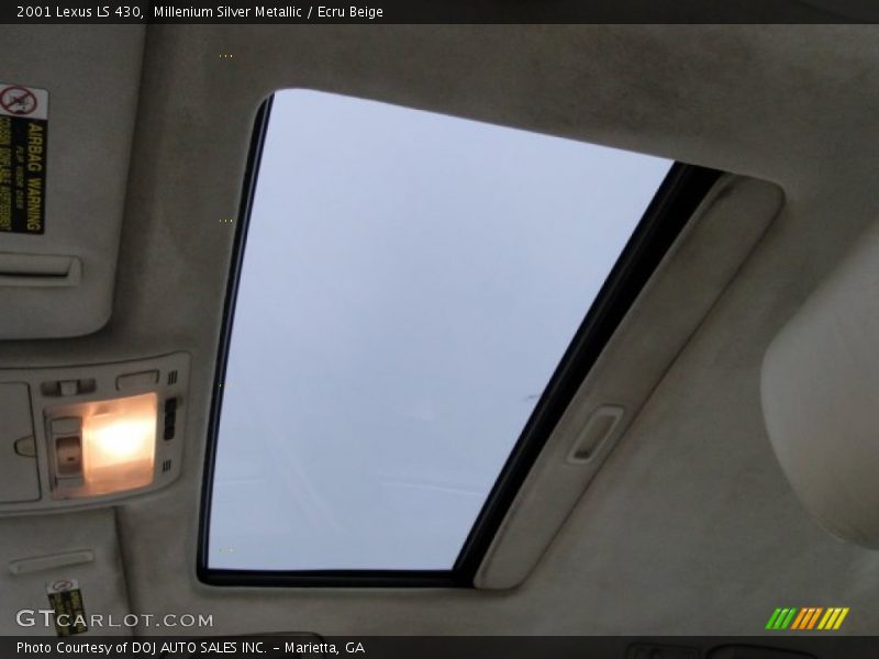 Millenium Silver Metallic / Ecru Beige 2001 Lexus LS 430