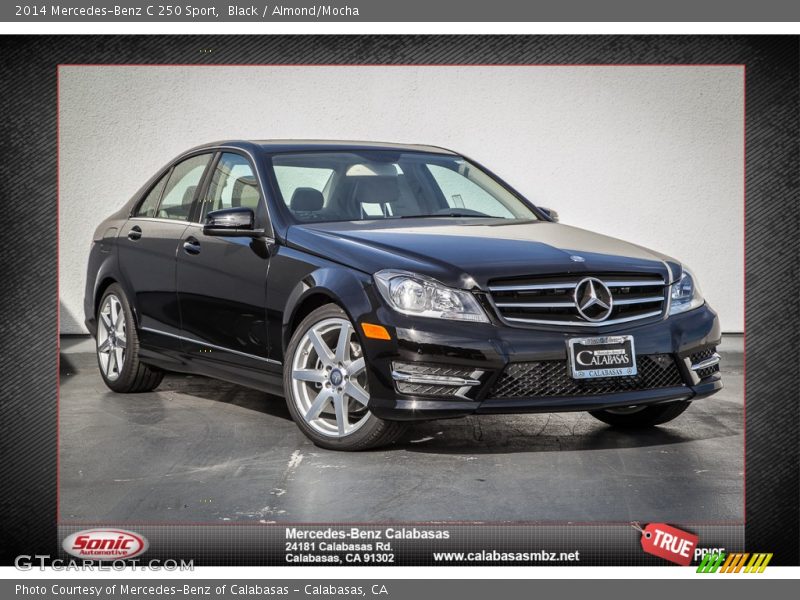 Black / Almond/Mocha 2014 Mercedes-Benz C 250 Sport