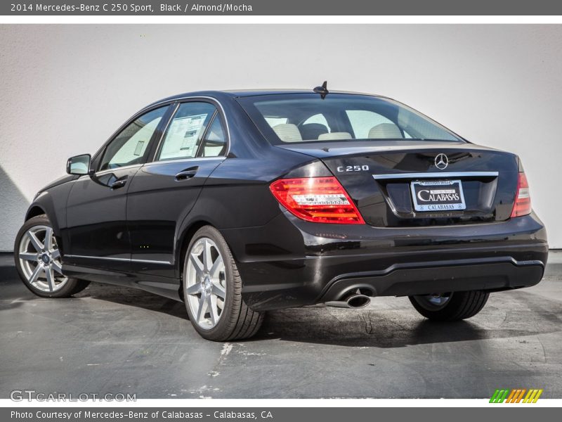 Black / Almond/Mocha 2014 Mercedes-Benz C 250 Sport
