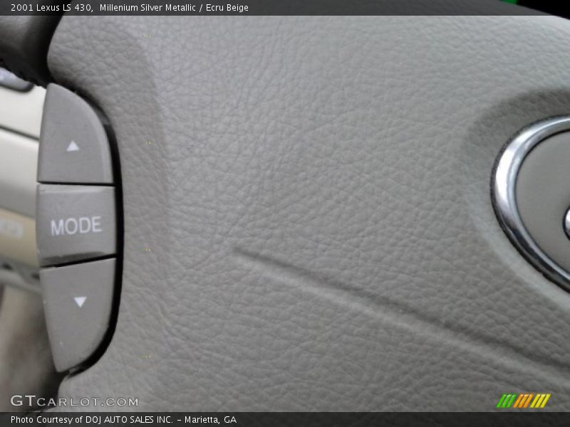 Millenium Silver Metallic / Ecru Beige 2001 Lexus LS 430